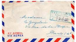 Pérou--1953--Lettre Recommandée De LIMA Pour PARIS-France -Composition De Timbres +  Cachet - Perú
