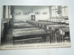 59 HAUBOURDIN PETIT SEMINAIRE SALLE D'ETUDE DE LA SECONDE DIVISION NON CIRCULÉE  BON ETAT DOS  DIVISE VERT ED CAILLEUX - Haubourdin