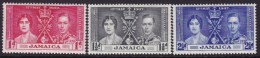 Jamaica 1937 Coronation Sc 113-15 Mint Never Hinged - Jamaica (...-1961)