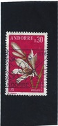 ANDORRE  N° 229    O    Valeur YT : 0,65 € - Gebruikt