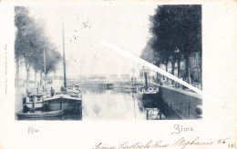 SLUIS - Kaai - Splendide Carte Avec Plusieurs Péniches à Quai   - Env: Laure Bragard, Namur - Sluis