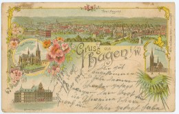 GRUSS AUS HAGEN - Litho Multivues... - Hagen