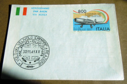 ITALIA AEREOGRAMME 1 VOLO 1941 1991 RARE - Luftpost