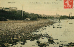 Dép 63 - Pont Du Chateau - Les Bords De L'Allier - Carte Toilée Couleurs - Bon état Général - Pont Du Chateau