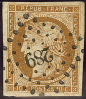 No 1b, Obl Pc 289, Jolie Pièce. - TB - 1849-1850 Cérès