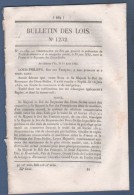 1845 BULLETIN DES LOIS - TRAITE FRANCE ROYAUME DES DEUX SICILES NAPLES - EXTRADITION FRANCE ETATS UNIS / FRANCE ITALIE - Décrets & Lois