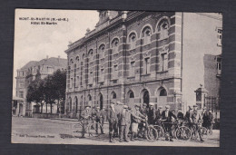 Prix Fixe Mont Saint Martin (54) Hotel St Martin ( Hotel Des Acieries Animée Ouvriers ? Velo Ed. Pertenne Narat Bazar ) - Mont Saint Martin