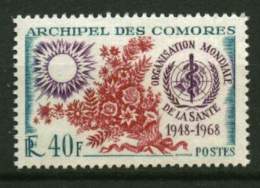 Comores ** N° 46 - OMS . - Unused Stamps