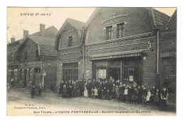 CPA 62 LIEVIN Rue Thiers L'Union Fraternelle Societé Cooperative Ouvriere - Lievin