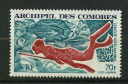 Comores ** PA N° 44 -chasse Sous Marine - . - Unused Stamps