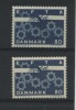 DANEMARK : EFTA N° Yvert 457+457a ** - Unused Stamps