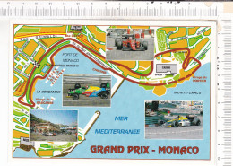 MONACO   -    Grand  Prix -   Plan   Circuit -  4   Vues - Grand Prix / F1