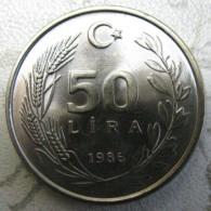 AC - TURKEY: 50 LIRA 1986 COPPER - NICKEL UNCIRCULATED - Turkey