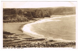 RB 1089 - 1947 Postcard - Fall Bay & Tears Head Gower Near Swansea Glamorgan Good Save For Silver Lining Slogan - Glamorgan