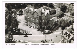 RB 1089 - Aerial Real Photo Postcard - Hotel Commodore Llandrindod Wells Radnorshire Wales - Radnorshire