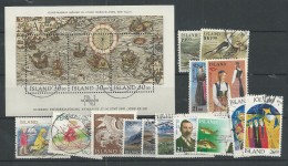 1989 USED Iceland, Year Collection - Gebraucht