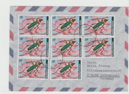 BG050 / Brief, Ruanda Mit Käferfrankatur 1982 Nach Deutschland - Used Stamps