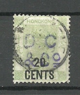 HONG KONG Old Stamp With Queen Victoria And OPT O - Usados
