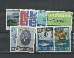 1971 USED Iceland, Year Collection - Oblitérés