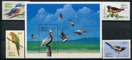 Antigua Et Barbuda          1048/1051 ** + Bloc  136  **     Oiseaux/birds - Antigua Y Barbuda (1981-...)