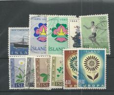 1964 USED Iceland, Year Collection - Used Stamps