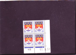 N° 1183 - 1F Blason De BORDEAUX - B De A+B - Tirage Du 10.9.58 Au 6.10.58 - 11.9.1958 - 1950-1959