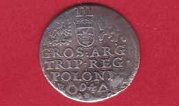 Pologne 3 Groschen 1594 Argent - Polonia