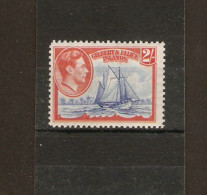 GILBERT AND ELLICE ISLANDS 1939 2s SG 52 LIGHTLY MOUNTED MINT Cat £12 - Gilbert- Und Ellice-Inseln (...-1979)