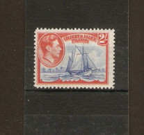 GILBERT AND ELLICE ISLANDS 1939 2s SG 52 LIGHTLY MOUNTED MINT Cat £12 - Isole Gilbert Ed Ellice (...-1979)