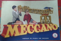 Brochure Meccano Manuel D´instructions N° 1 1956 - Meccano