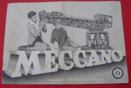 Brochure Meccano Manuel D´instructions N°0 1957 - Meccano