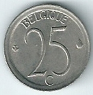 Belgium Belgique Belgie Belgio 25 Cents FR KM#153.1  1971 - 25 Cent