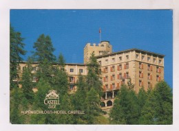 CPM ZUOZ (voir Timbre) HOTEL CASTELL - Zuoz