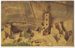 Square Tower House, Mesa Verde National Park, Colorado, Unused Postcard [17131] - Mesa Verde