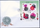 NORTH KOREA 2011 CACTUS & INSECTS FDC - Sukkulenten