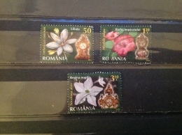 Roemenië / Romania - Serie Bloemen En Uurwerken 2013 Very Rare! - Used Stamps