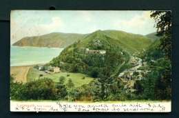 ENGLAND  -  Lynmouth From Lynton  Used Vintage Postcard As Scans - Lynmouth & Lynton