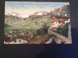 AK Italia Trentino-Alto A.MERANO MERAN  KURORT MERAN   CARTOLINA 1930 - Merano