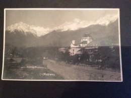 AK Italia Trentino-Alto A.MERANO MERAN  D. WASSERMANN CARTOLINA 1926 - Merano