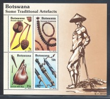 Botswana - 1983 Traditional Craftsmanship Block MNH__(THB-974) - Botswana (1966-...)