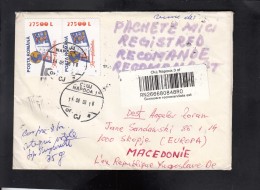 R-COVER / MACEDONIA ** - Cartas & Documentos