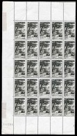 Demi-feuille De 25 Timbres** De 1939-42 "20 C. - Brun-noir - Forêt De Cèdres" (YT 169) - Unused Stamps
