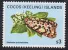 Cocos (Keeling) Islands 1982 Butterflies & Moths $3 MNH  SG 99 - Isole Cocos (Keeling)