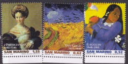 San Marino 2003 Paintings MNH - Gebruikt