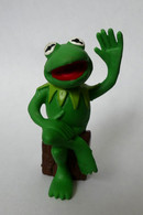 1 FIGURINE MUPPETS SHOW - SCHLEICH 1978 - MUPPET KERMIT (1) Vert Clair - Sonstige & Ohne Zuordnung