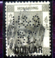 Hong-Kong-035 - 1885-90: Y&T N. 52 (o), "perfin",privo Di Difetti Occulti.- - Used Stamps