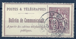 FRANCE -  TÉLEPHONE  N° 26   Oblitéré LE BOIS D´OINGT  (RHÔNE) - Telegraaf-en Telefoonzegels