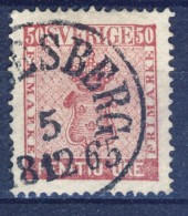 ##K2921. Sweden 1865. Michel 12a. Cancelled - Used Stamps