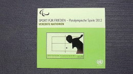 UNO-Wien 755  Block 31 **, Paralympische Sommerspiele, London - Unused Stamps