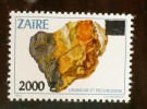 ZAIRE Mineraux, Yvert N° 1345 ** MNH, Neuf Sans Charniere (nouvelle Valeur Surchargée) - Mineralien